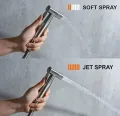 MUSLIM SHOWER STAINLESS STEEL WITH HOLDER AND 1 METER CHAIN. 