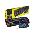 Gaming Keyboard & Mouse Combo T-Wolf TF200 Key-Board RGB LED USB Wired Keyboard and Mouse Set USB colorful LED Light mechanical Gaming Keyboard Mouse Combos for PC. 