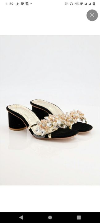 Blue Pearl women black heels