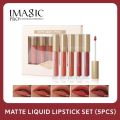 Imagic 5 Colours Lipstick Set Velvet Matt Liquid Lipstick Set 5Pcs.