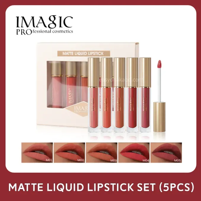Imagic%205%20Colours%20Lipstick%20Set%20Velvet%20Matt%20Liquid%20Lipstick%20Set%205Pcs%20-%20Image%203
