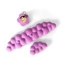3pcs Cloud Keyboard Wrist Rest Set, Cloud Wrist Rest with Non-Slip Base, Desktop Floral Coaster, Suitable for Keyboard Wrist Pad.