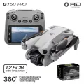 ETL NEW FPV GT50 4.3-inch screen RC Remote 720 HD Camera High Quality optical flow obstacle avoidance 4.3-inch screen control brushless dual WIFI professional drones camera.