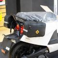 B SOUL Large Capacity Travel Tail Bags For Electric Bicycle Carrier Pannier Rack Bag Motorcycle Carrier Storage Bike Hanging Bag. 
