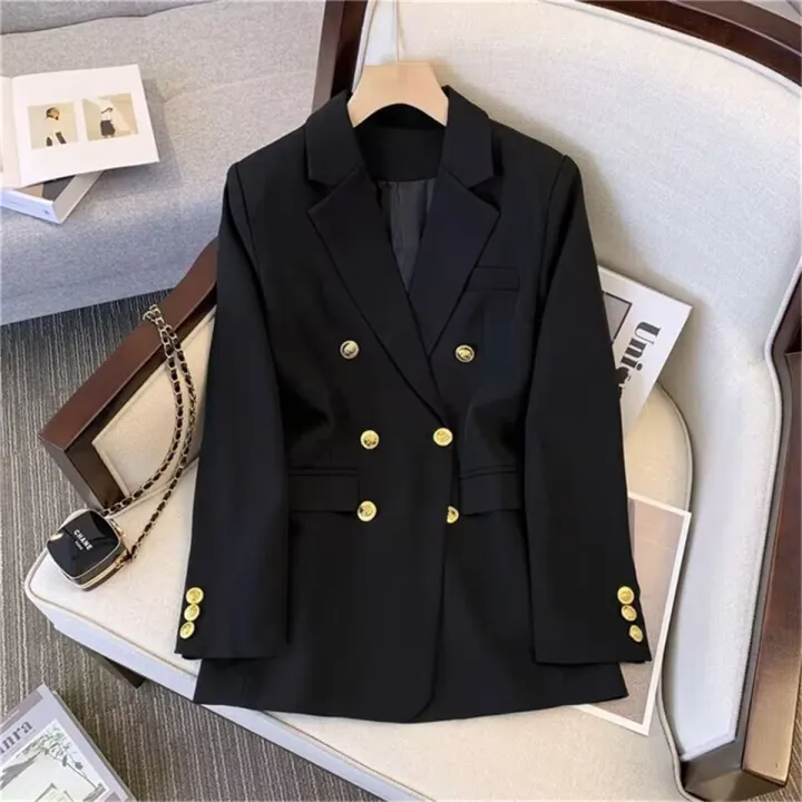 Women%20Fashion%20Temperament%20Blazer%20Long%20Sleeve%20Double%20Breasted%20Slim%20Coat%20Fall%20Spring%20New%20In%20Suit%20Jacket%20Office%20Lady%20Casual%20Outwear%20-%20Image%203