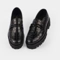 Chunky Loafers Pattern Luxuries Men's Shoes. 