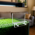 Clear Acrylic Aquarium LED Light Holder Hanging Fixtures Lifting Fish Tank Lighti Stand No-Drill Aquarium Lamp Fixtures.