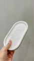 Handmade Oval Concrete Trinket Trays, Jewelry Tray, Candle tray, Tray for Decoration. 