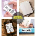 Niimbot 1Roll B1 White Sticker Waterproof Paper Adhesive Label White Anti-Oil For B1 B21 Mini Portable Thermal Printer Tape. 