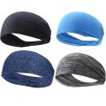 1-8PC sweatband for men women elastic sport hairbands head band yoga headbands headwear headwrap sports workout hair accessories.