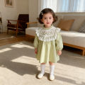 2026 New Spring Kids Princess Dresses 2-6Yrs Long Sleeved Cotton Embroidery Baby Girl Party Newborn Sweet Dress Children Clothes. 