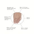 1 Pair Orthotics Silicone Toe Protector Anti-abrasion And Anti-pain Separation Thumb Sleeve. 