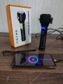 high power reliable torch with zoom in function and also having C type chaging lead and also work as a mobile charging as a power bank. 