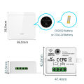 Wireless RF 433Mhz Wall Switch 1/2/3Gang 86 Box Wall Panel Switch Remote Control Interruptor For LED Lighting 10A AC 100-240V. 