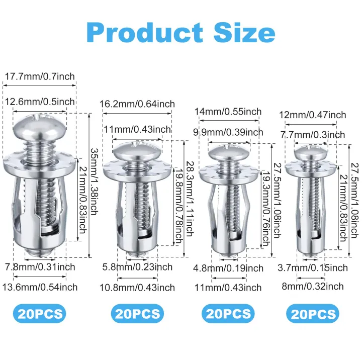 30pcs%20M4M5M6Jack%20Nuts%20Screw%20Petal%20Screw%20Anchors%20Petal%20Expansion%20Plugs%20for%20Curtain%20Expansion%20Clamp%20Petal%20Rivet%20Lock%20Jack%20Nut%20Bolt%20-%20Image%203