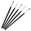 5 Pcs Dental Resin Brush Pens Dental Shaping Silicone Adhesive Composite Porcelain Teeth Dentist Tools Dentistry Lab Tool. 