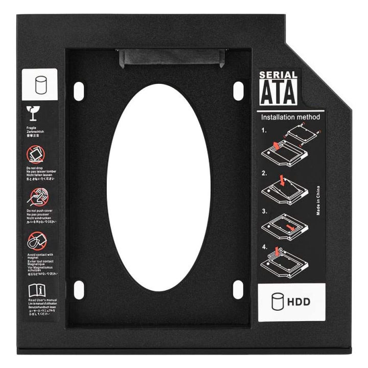 Hot Sale Hard Drive 1TB 2nd HDD Caddy SATA To SATA 2.5" SSD HDD Case For Laptop ODD DVD/CD-ROM Optibay