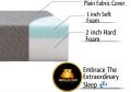 Five Star 2in1 Folding Mattress Tri Foldable. 