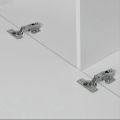 White Wall Mounted TV Console Rack | 3-Compartment Floating Cabinet with Drop-Down Door & Cable Management. 