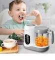 BEAR 2024 Baby Food Maker | One Step Baby Food Processor Steamer Puree Blender | Auto Cooking & Grinding | Baby Food Puree Maker with Self Cleans | Touch Screen Control, White. 