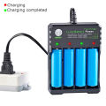 18650 Battery Charger Black 1 2 4 Slots AC 110V 220V Dual For 18650 Charging 3.7V Rechargeable Lithium Battery 4 Ports Charger. 