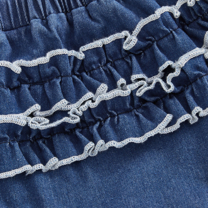 Baby%20Girl%202Pcs%20Summer%20Outfits%20Ruffle%20Sleeveless%20Bowknot%20Embroidery%20Denim%20Romper%20with%20Headband%20Set%20Newborn%20Clothes%20-%20Image%205