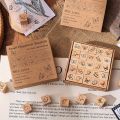 25 Pcs/set Retro Plants Leaf Flower Set Seal Plant Vase Handbook DIY Photo Album Diary Collage Decorative Card Making Stamp. 
