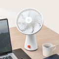 XIAOMI Mijia Portable Desk Fan USB Rechargeable Handheld Mini Electric Fans Cordless Air Cooling Small Fan 4 Gears Speed. 