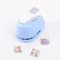 Stamp Shaped Paper Punch, Portable Hole Puncher for Crafts, Scrapbooking Supplies, DIY Card Making & Paper Crafting Tool. 