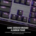 CORSAIR - K70 RGB MK.2 LOW PROFILE RAPID-FIRE Full-size Wired Mechanical Cherry MX LOW PROFILE Speed Switch Gaming Keyboard - Black. 
