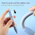 3 Pcs Set Cute Design Mechanical Color Lead Eraser Pen - Fun, Vibrant Erasers for School, Office & Art Supplies. 