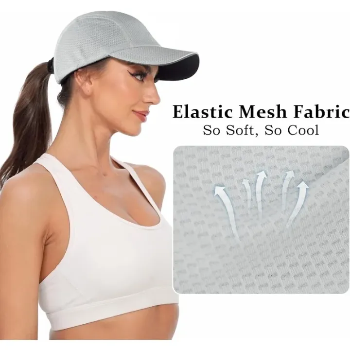 GADIEMKENSD%20Performance%20Running%20Cap%20Mesh%20Baseball%20Hat%20Breathable%20Soft%20Summer%20Sun%20Casual%20Outdoor%20Adjustable%20Cap%20-%20Image%203