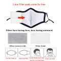 Korean Cotton Face Mask Anti-Dust Mask Respirator with Activated Carbon Filter Anti Dust Black Kpop Glasses Mask On The Mouth. 