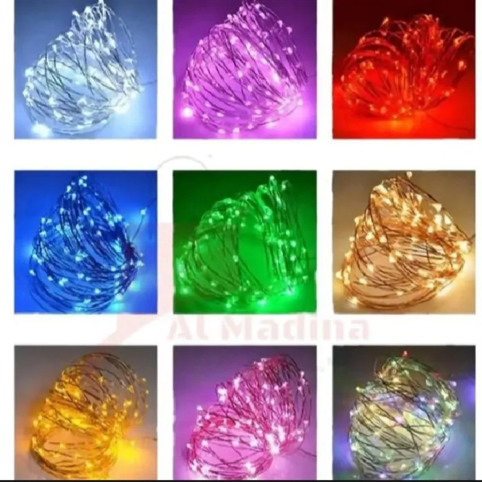 20 Feet LED Fairy Light String for Outdoor Decoration: Bulbs in 8 ...