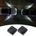 Door lighting, floor light, door opening projector, Angel Wing welcome light, car accessories, car atmosphere. 