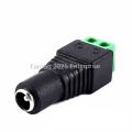 DC Power Jack Female Connector with 2 pin Screw Terminal – 2.1 x 5.5mm ( Pack of 1 piece or 3 PCS). 