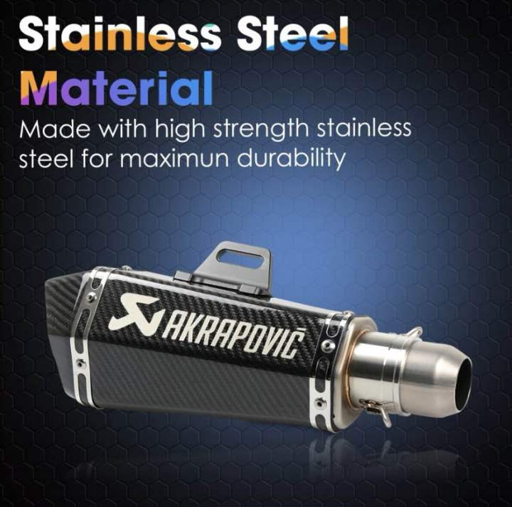 Akropovic%20Exaust%20Universal%20For%20Bike%20Universal%20For%20Bike%20Full%20Exhaust%20System%20(Stainless%20Steel)%20-%20Image%203
