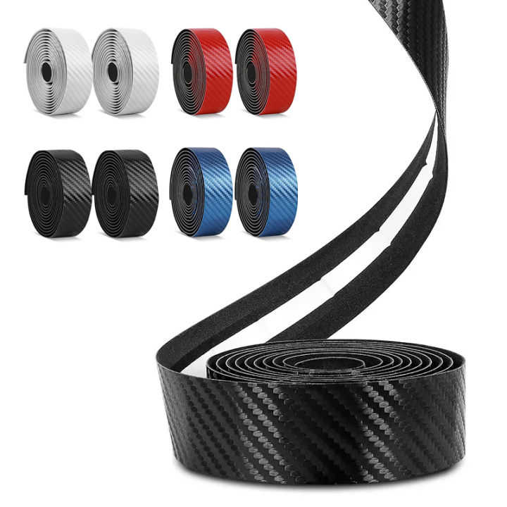 Road Bike Tape Carbon Fiber Texture Handlebar Cover Anti-Slip Bicycle Handles Bar Wrap Race Gravel Cycling Handles Tape Ribbon