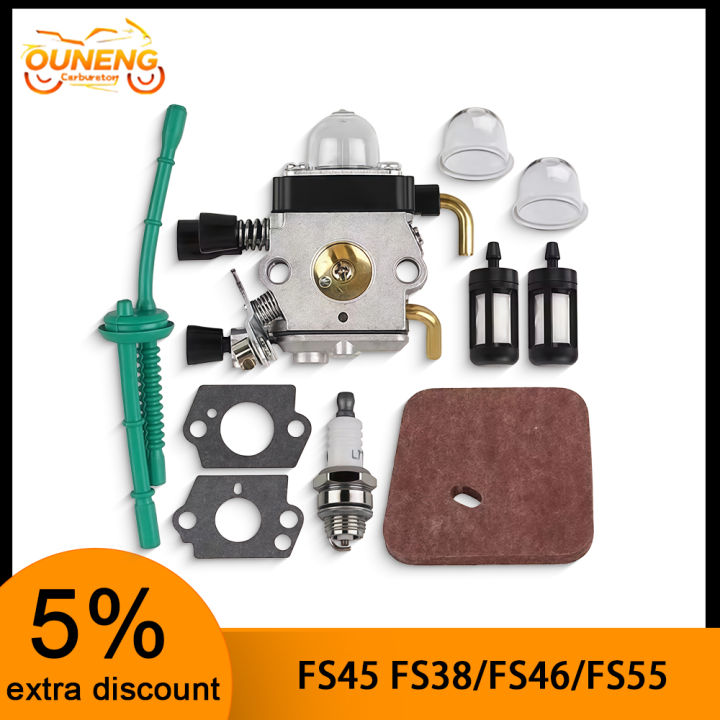 FS45 Lawnmower Carburetor For STIHL FS55 FS55R FS38 FS45 FS46 KM55 HL45 ...