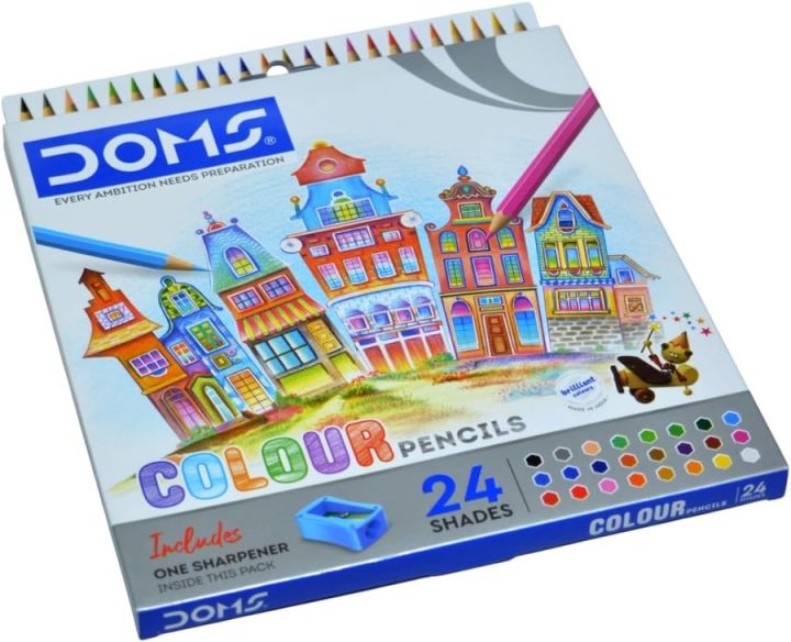 Doms Color Pencil 24 Large Size | Daraz.com.bd