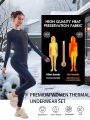 Women Skiing Underwear Set Fitness Thermal Gym Ski Snowboarding Hiking Jogging Sport Running Yoga Exercise Suit Long Johns.