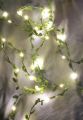 Green Forest Leaf String Light 6 Feet Artificial Leaf Home Decor String Light. 
