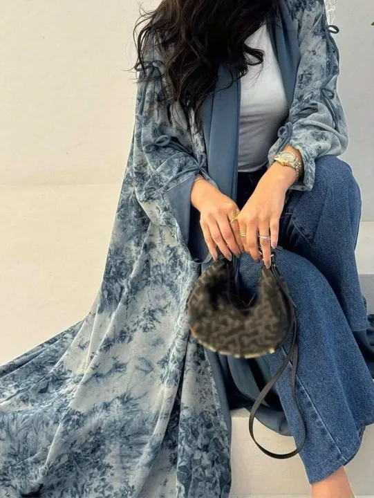 Middle%20Eastern%20Women%20cardigan%20Loose%20Tie%20Dye%20Abayas%20Casual%20Kaftan%20Arabian%20Maxi%20Dress%20Full%20Sleeve%20Open%20Front%20Jilbabs%20Without%20Hajib%20-%20Image%202