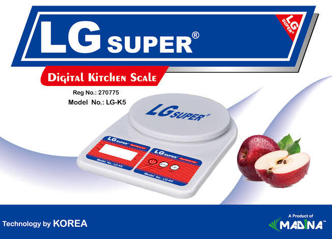 Kitchen scale.   LG Super 5 kg