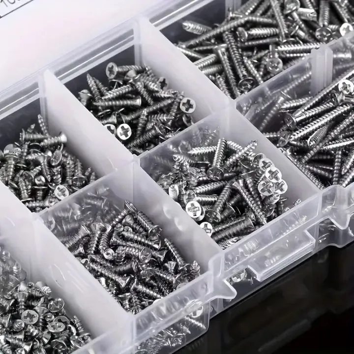 800pcs%20Self%20Tapping%20Wood%20Screws%20Set,%20M2%20Phillips%20Flat%20Head%20Sheet%20Metal%20Screw,%20Self%20Tapping%20Screws%20Assortment%20Kit%20-%20Image%203