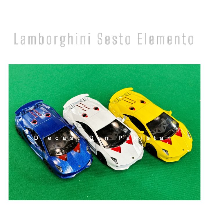 Kinsmart Lamborghini Sesto Elemento 1/36 (5 in) diecast Model car