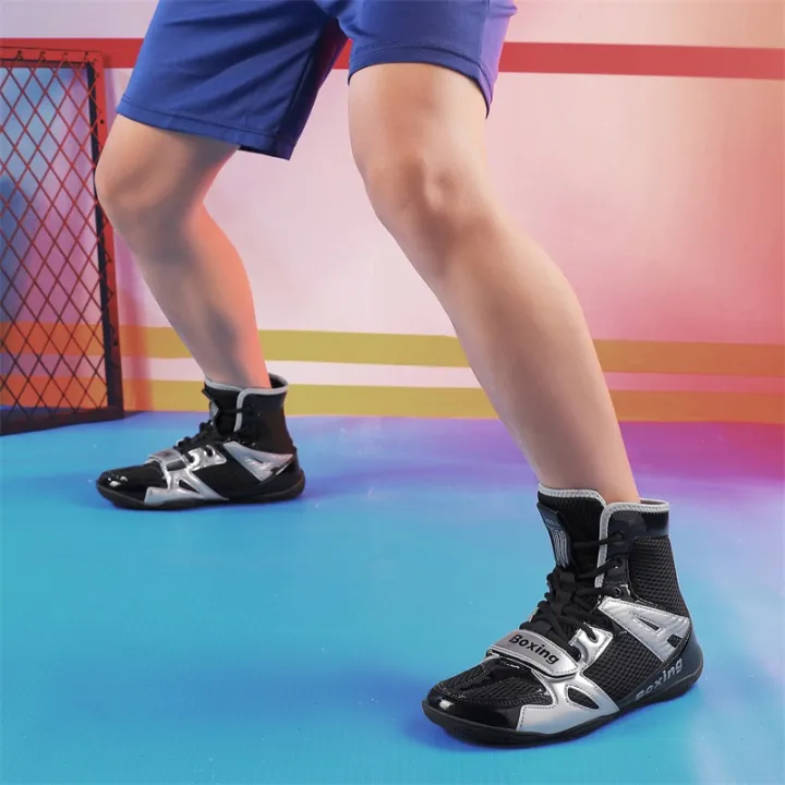 Wrestling%20Shoes%20Men%202025%20High%20Top%20Professional%20Breathable%20Mesh%20Boxing%20Shoes%20Wrestling%20Fighting%20Sanda%20Weightlifting%20Squat%20Shoes%20-%20Image%206