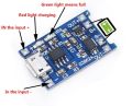 TP 4056 Charging Module | 1A 18650 Lithium battery Charger Module Micro USB | TP4056 IC Module With Battery Protection BMS – 3.7V. 