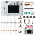 DSO183 Digital Oscilloscope Module DIY Kit 0-500KHz Lab Oscilloscopes Electronic Kit Type-C 5V 12Bit Oscilloscope Multimeter.