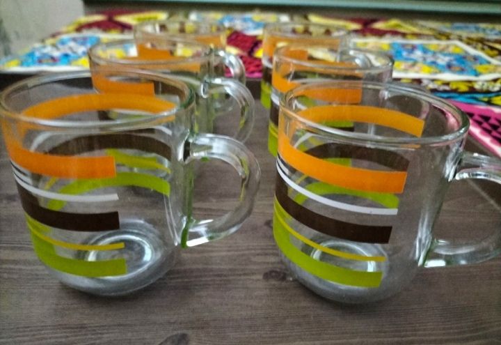 Turkish tea cups set of 6 high quality glasses glass drinking mug teacups Traditional Useable Moroccan Old Persia Made in Turke